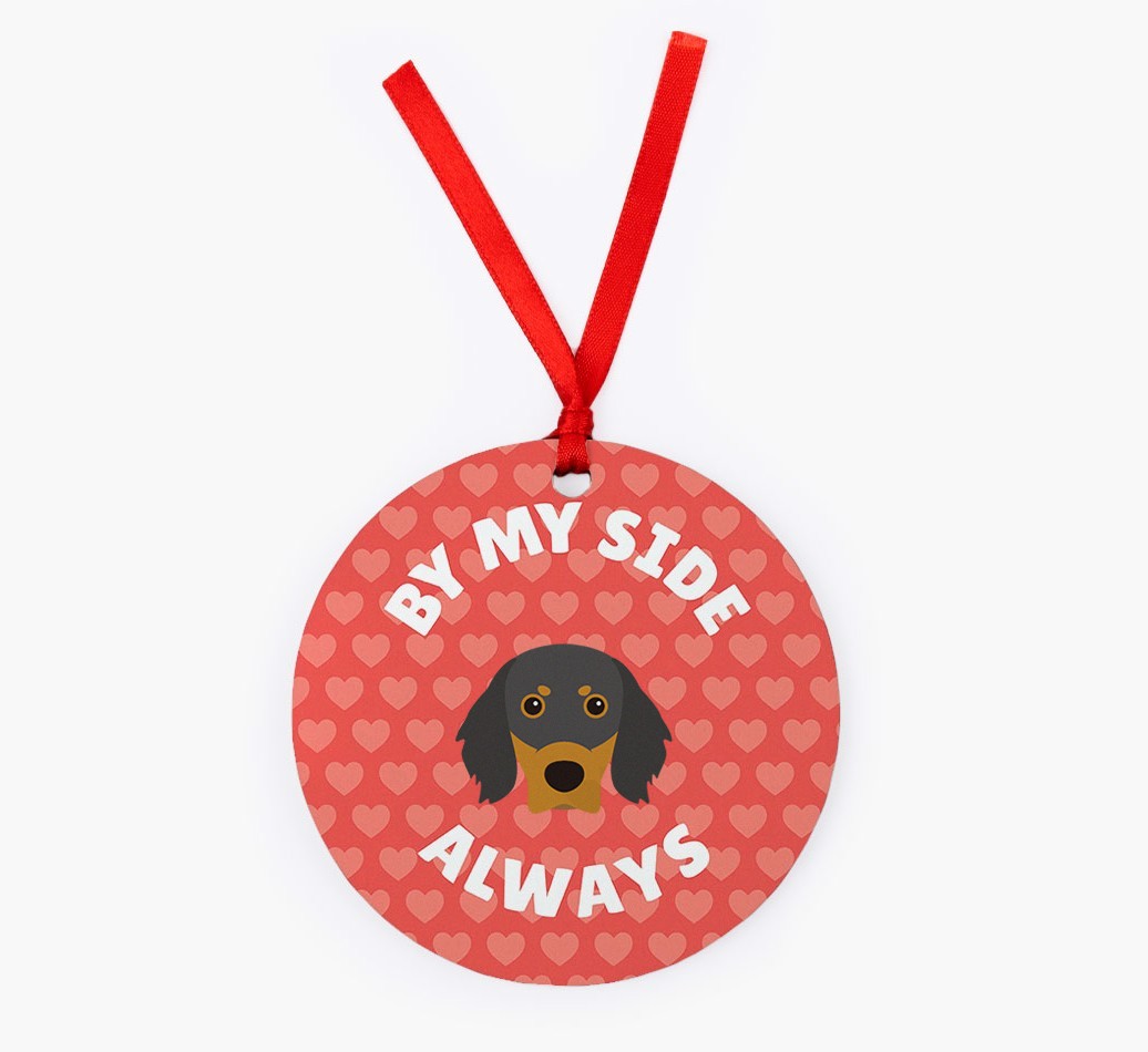 'By My Side Always' - Personalized {breedFullName} Christmas Decoration