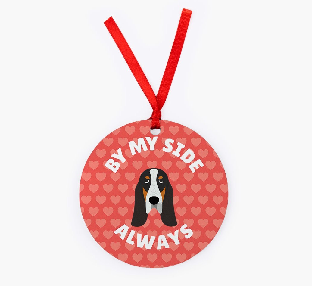 'By My Side Always' - Personalized {breedFullName} Christmas Decoration