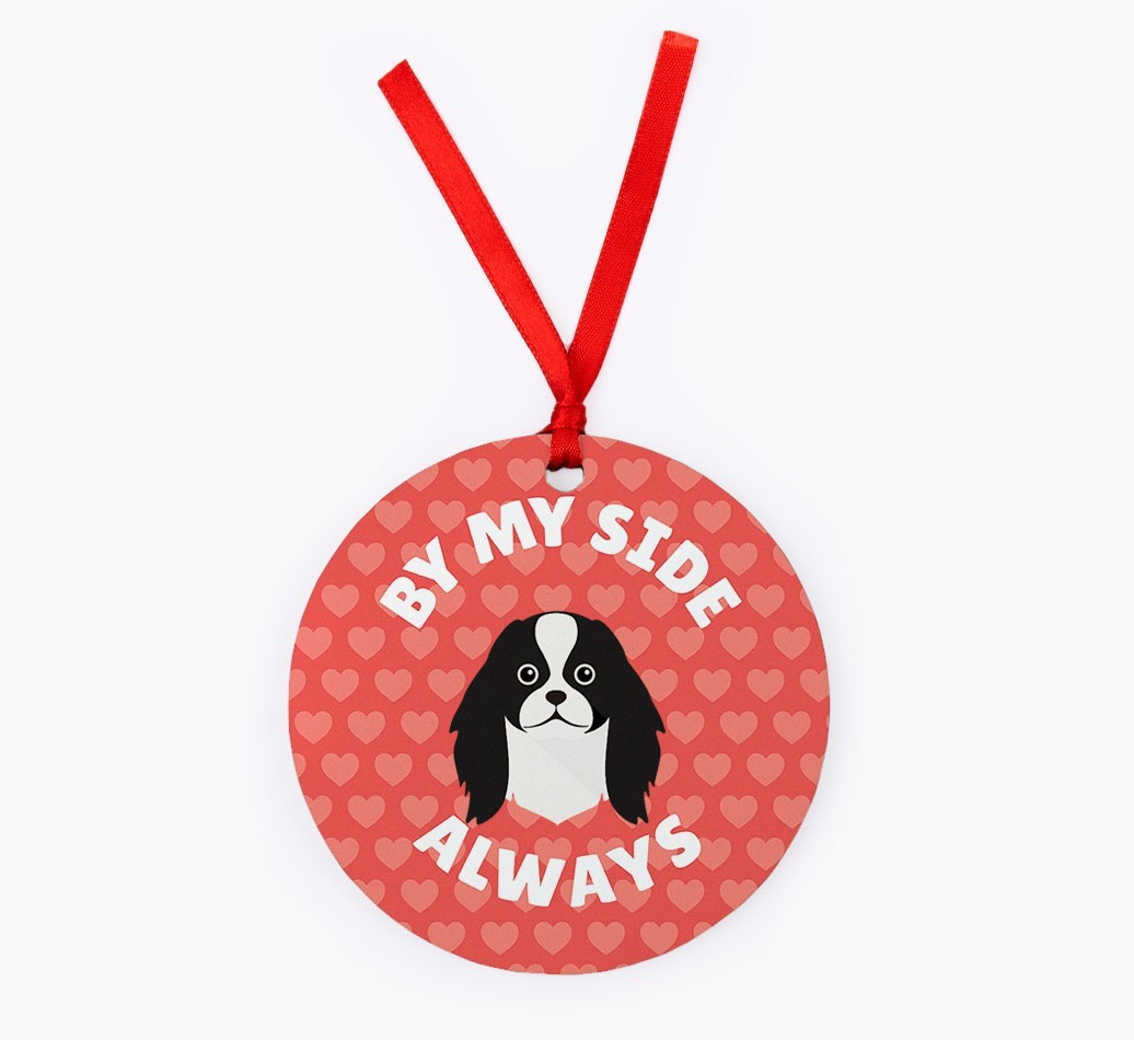 'By My Side Always' - Personalized {breedFullName} Christmas Decoration