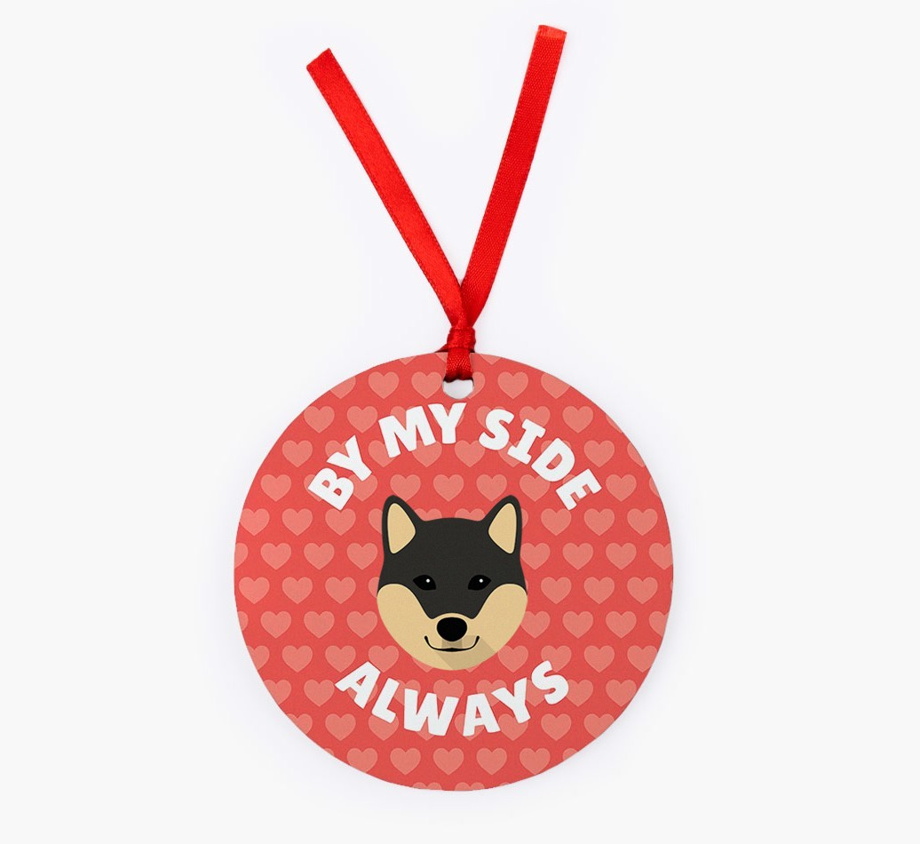 'By My Side Always' - {breedFullName} Christmas Decoration