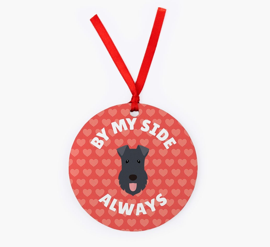 'By My Side Always' - Personalized {breedFullName} Christmas Decoration