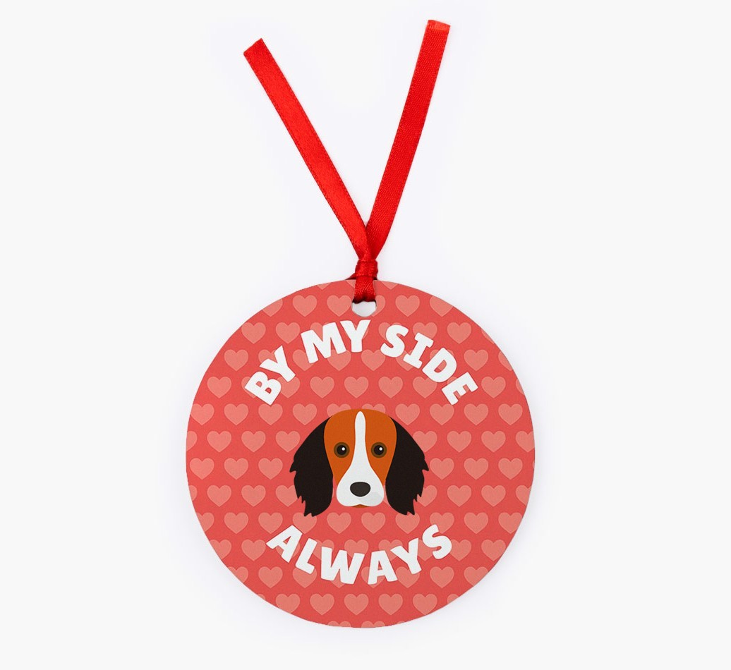 'By My Side Always' - Personalized {breedFullName} Christmas Decoration