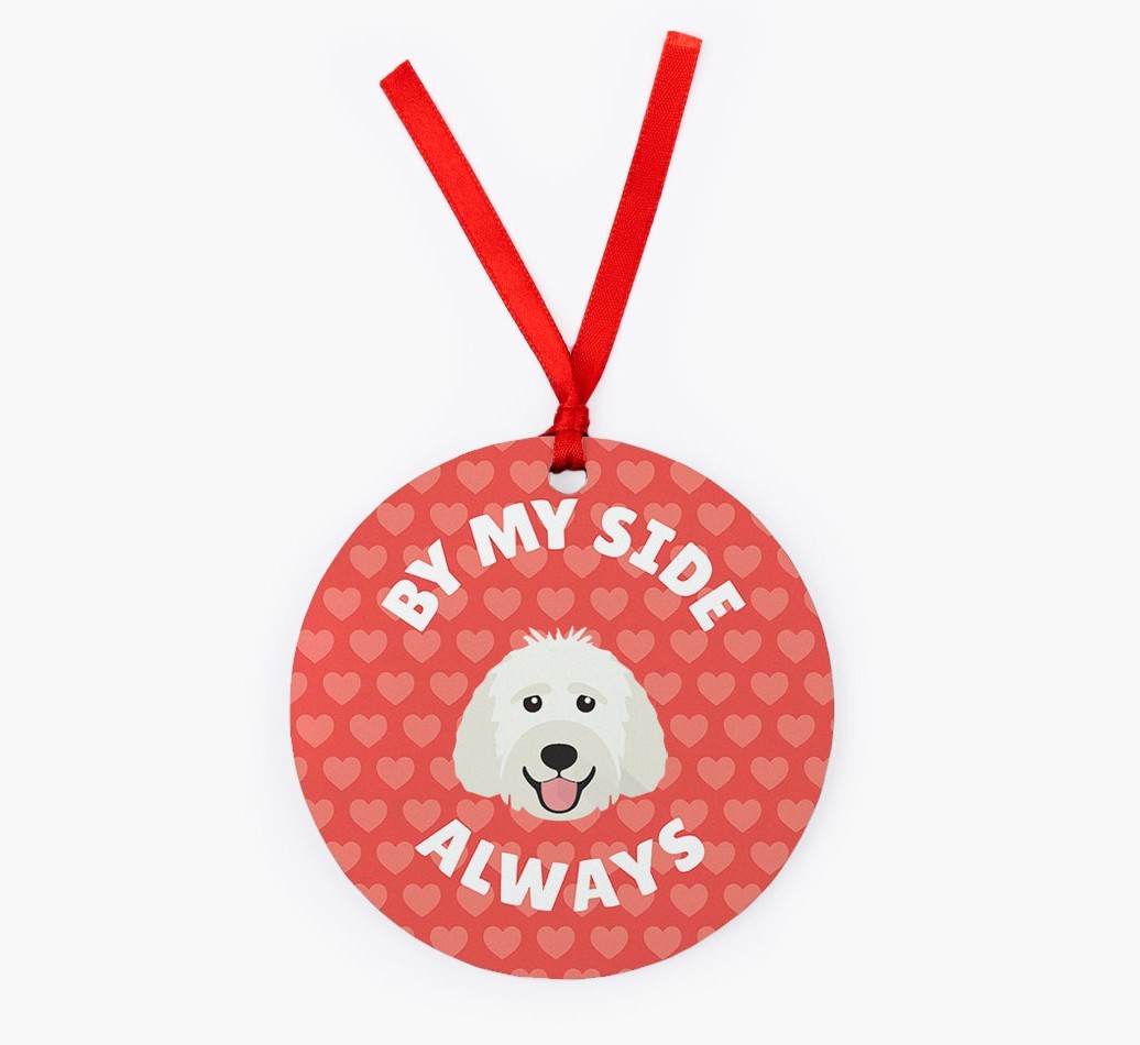 'By My Side Always' - Personalized {breedFullName} Christmas Decoration