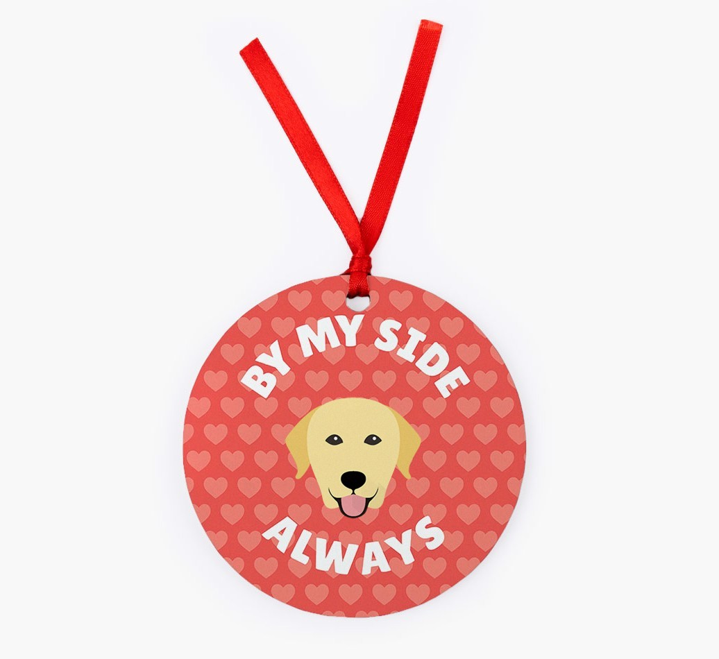 'By My Side Always' - Personalized {breedFullName} Christmas Decoration