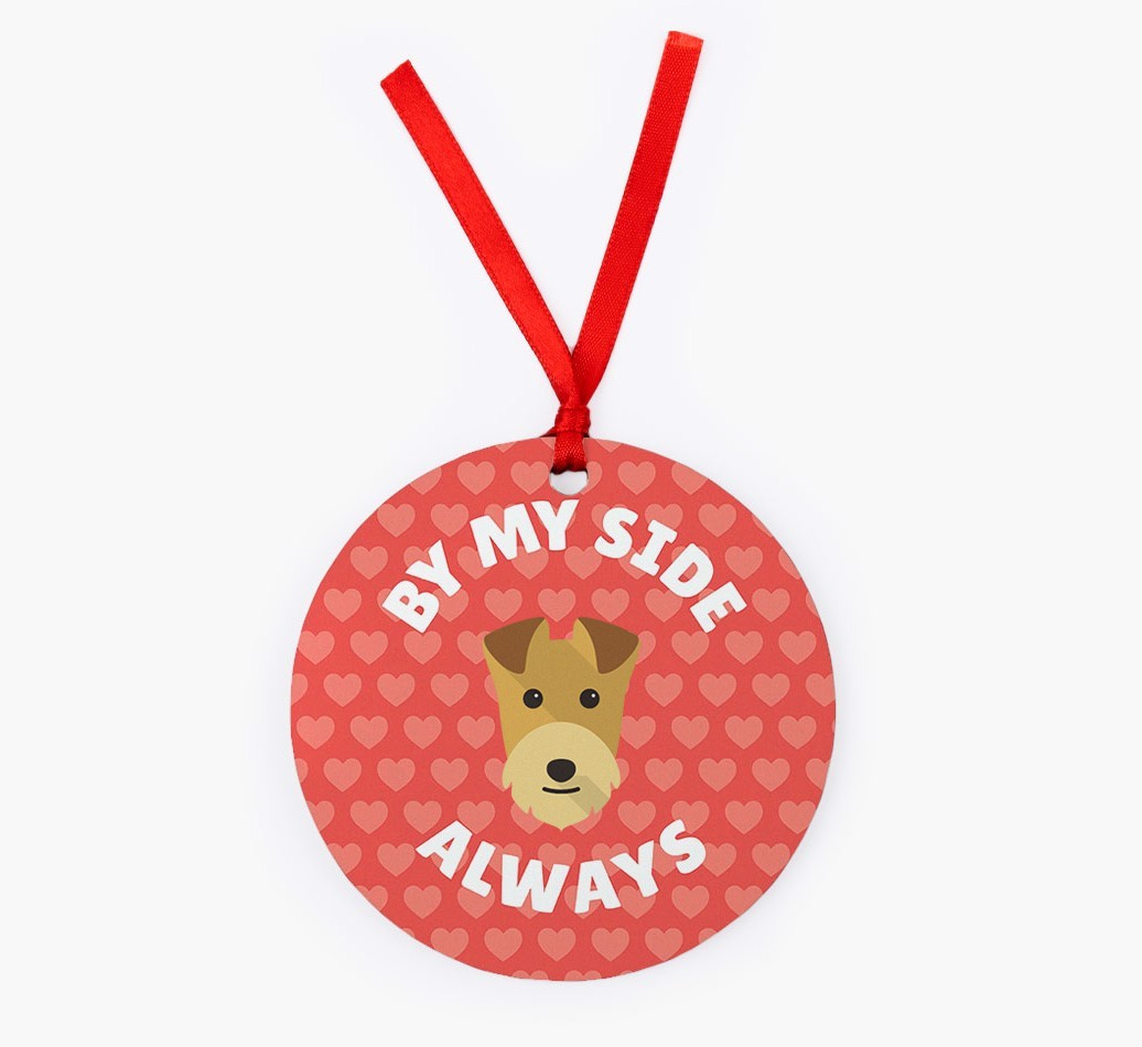 'By My Side Always' - Personalized {breedFullName} Christmas Decoration