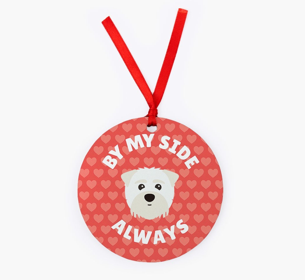 'By My Side Always' - Personalized {breedFullName} Christmas Decoration