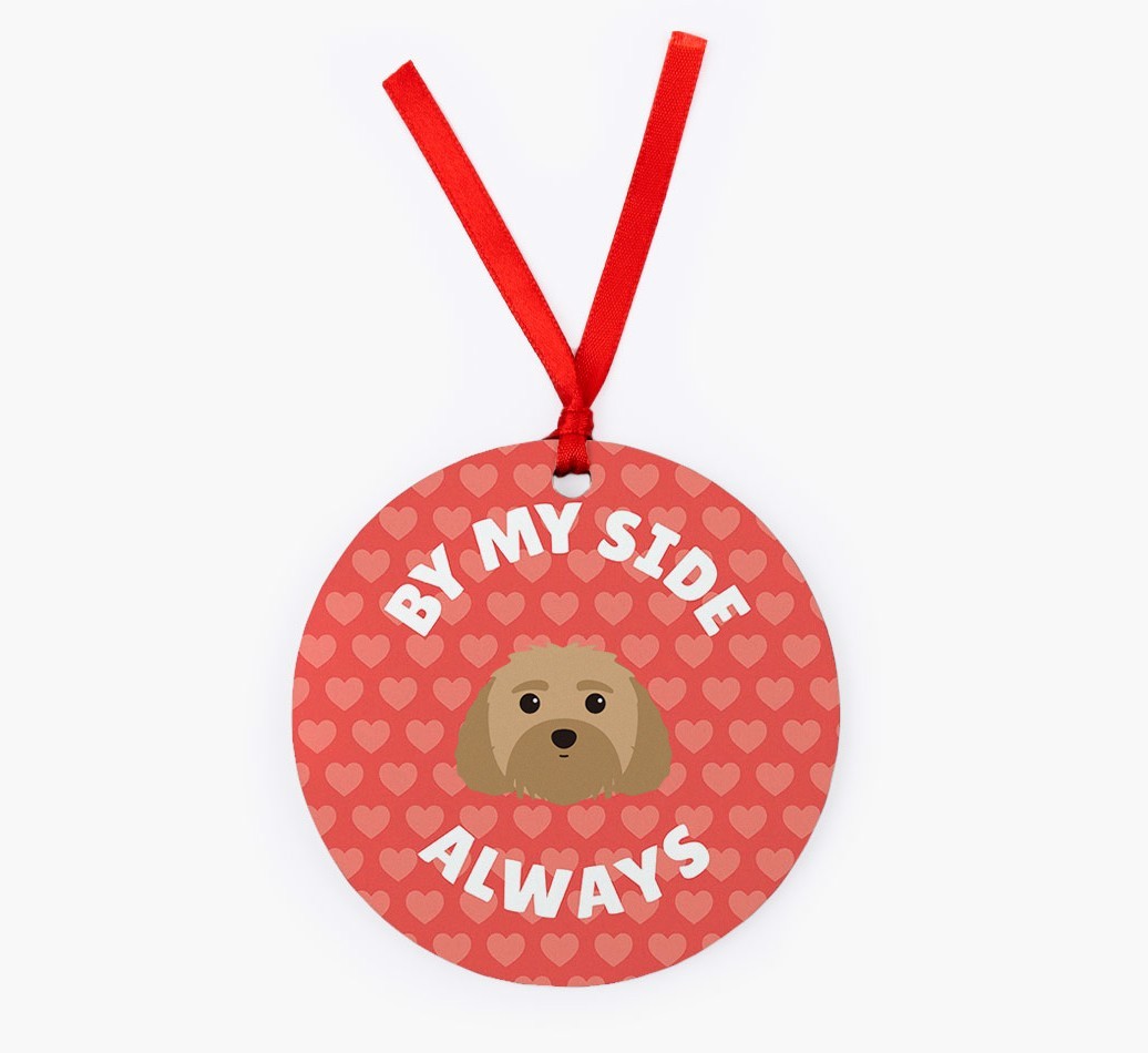 'By My Side Always' - Personalized {breedFullName} Christmas Decoration