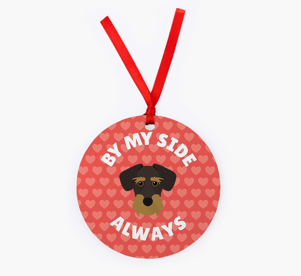 'By My Side Always' - Personalized {breedFullName} Christmas Decoration