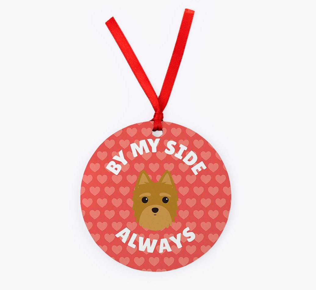 'By My Side Always' - {breedFullName} Christmas Decoration
