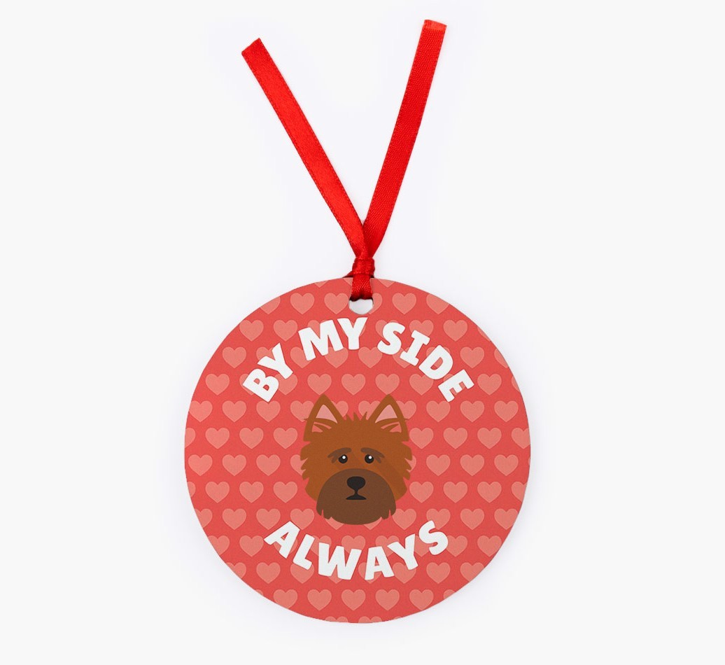 'By My Side Always' - {breedFullName} Christmas Decoration