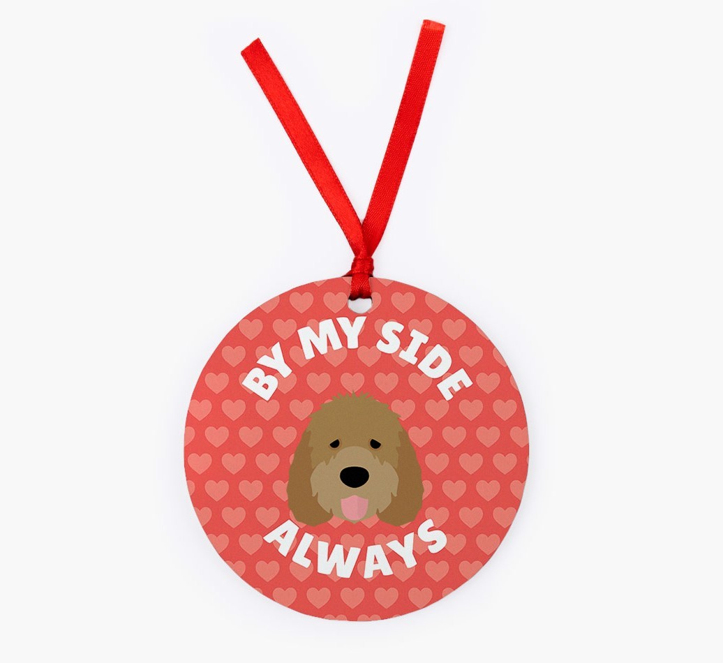 'By My Side Always' - Personalized {breedFullName} Christmas Decoration