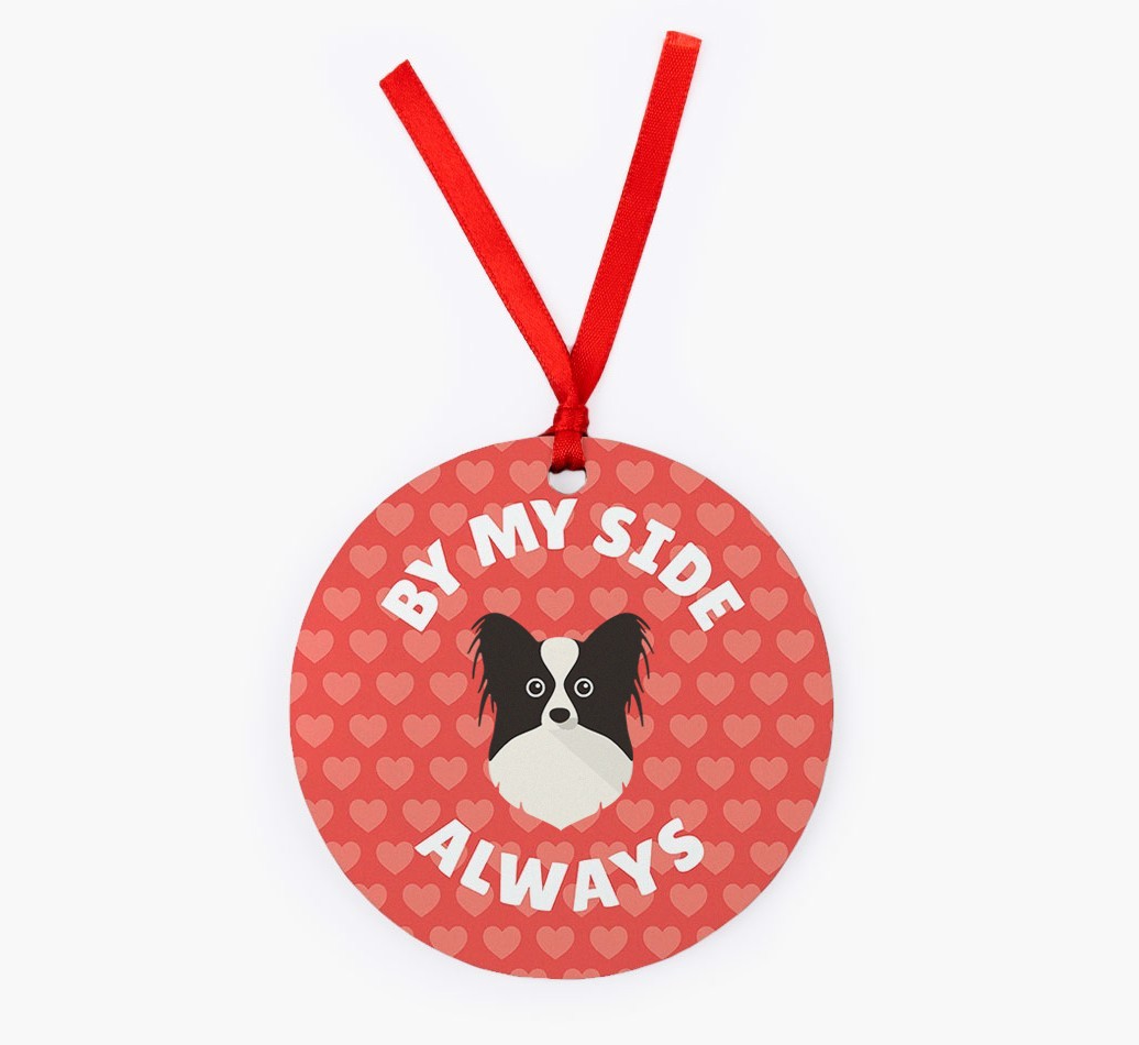 'By My Side Always' - Personalized {breedFullName} Christmas Decoration