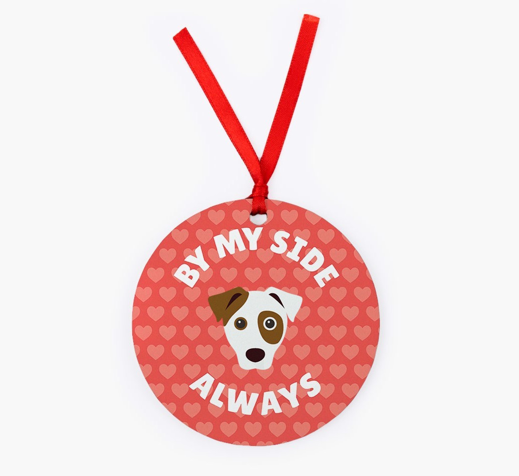 'By My Side Always' - Personalized {breedFullName} Christmas Decoration