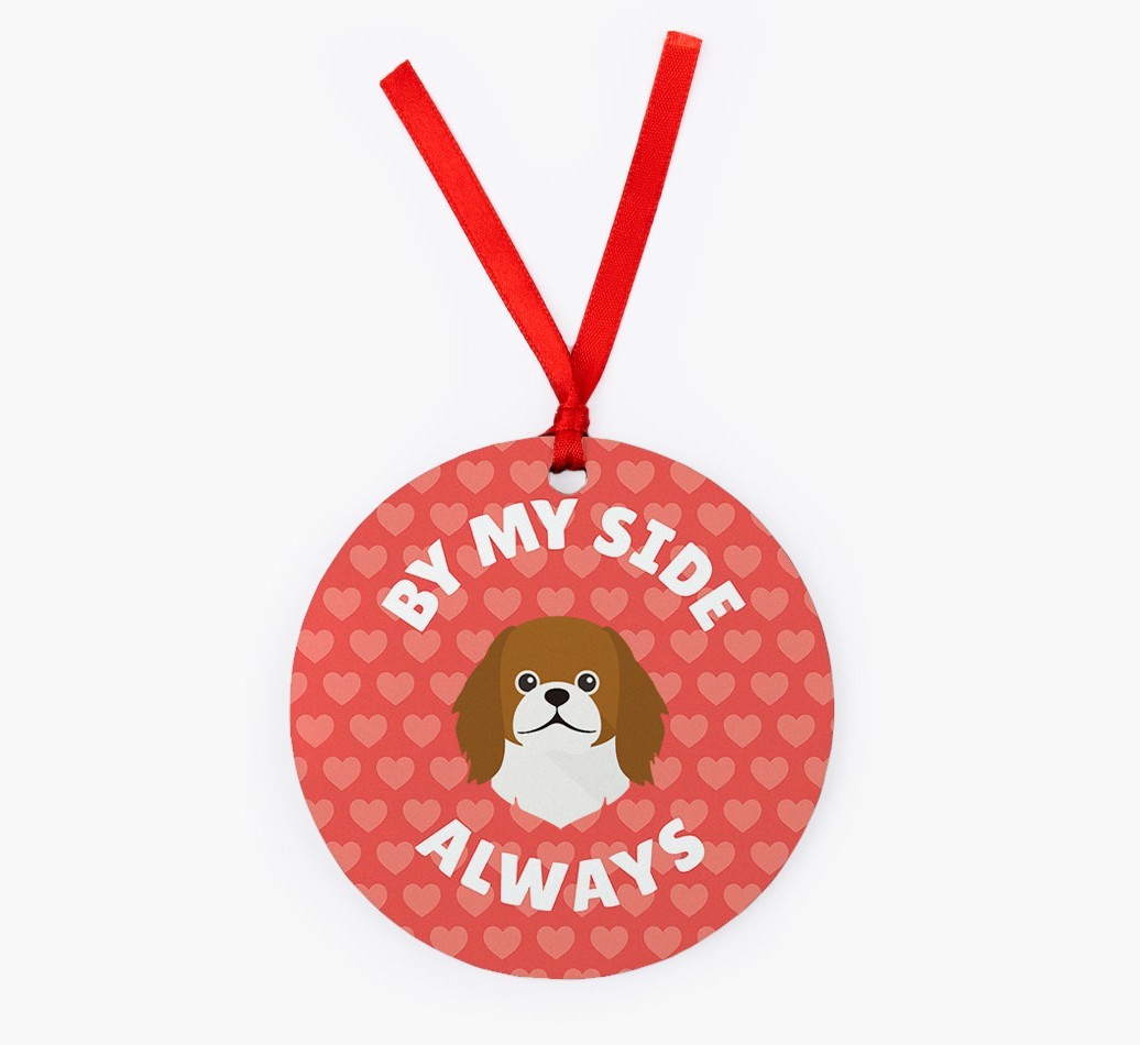 'By My Side Always' - Personalized {breedFullName} Christmas Decoration