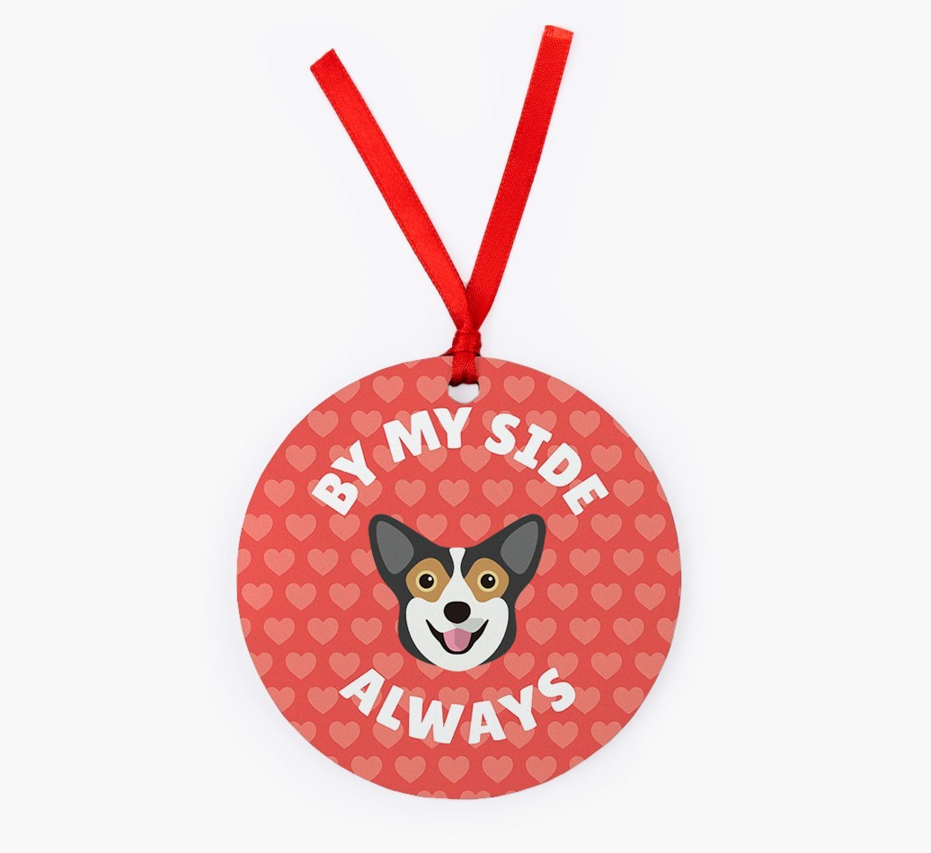 'By My Side Always' - Personalized {breedFullName} Christmas Decoration