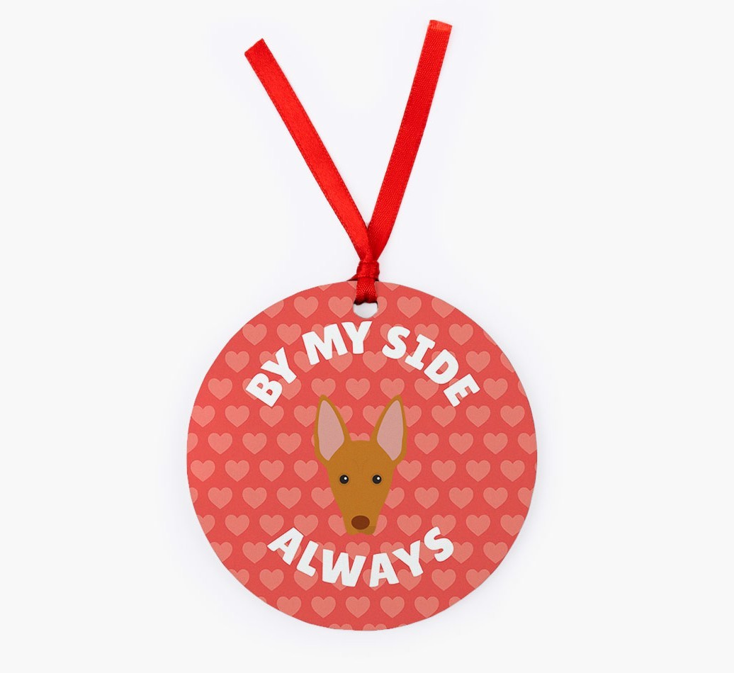 'By My Side Always' - Personalized {breedFullName} Christmas Decoration