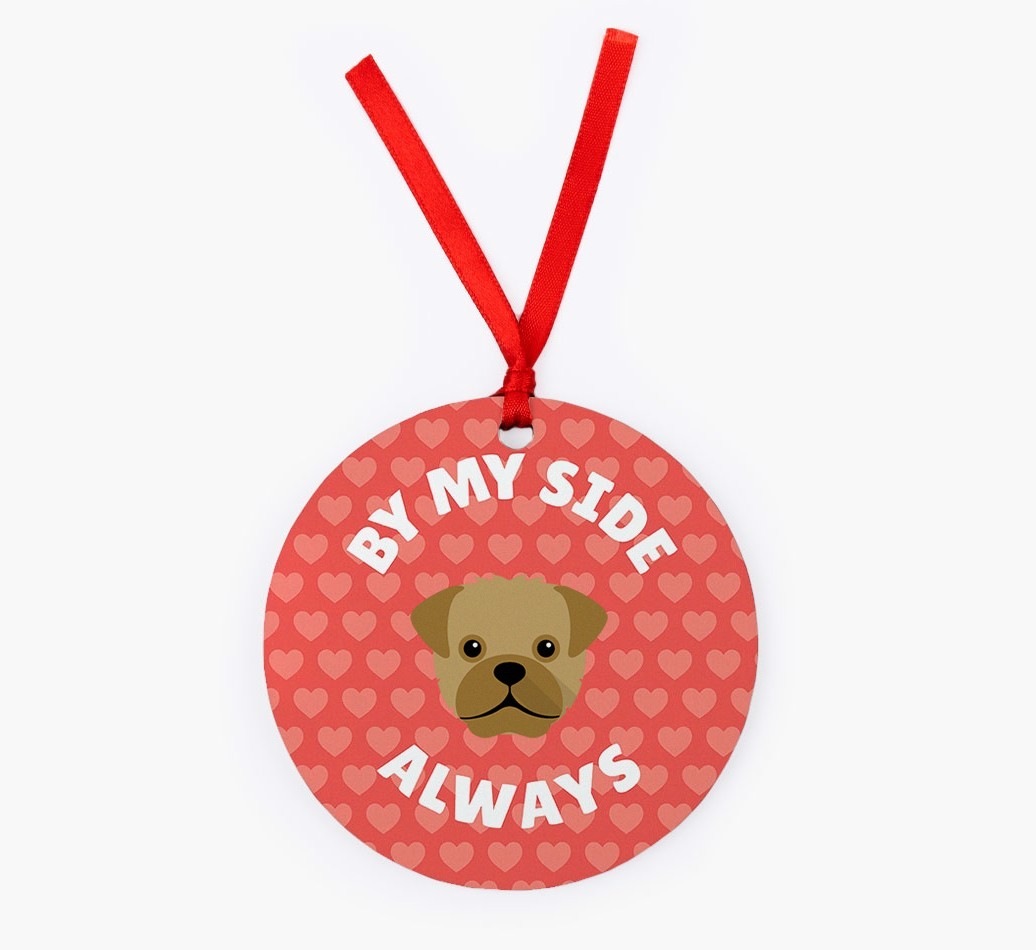 'By My Side Always' - Personalized {breedFullName} Christmas Decoration