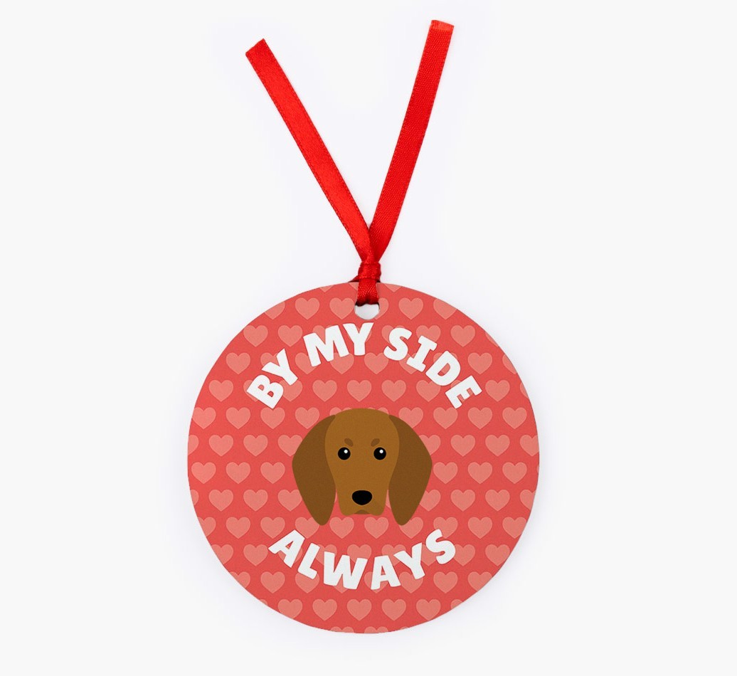 'By My Side Always' - {breedFullName} Christmas Decoration