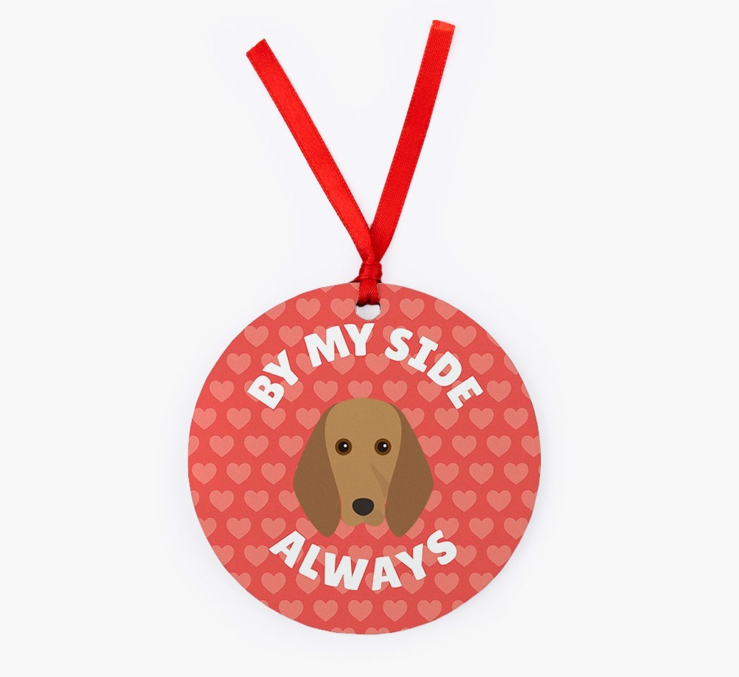 'By My Side Always' - {breedFullName} Christmas Decoration