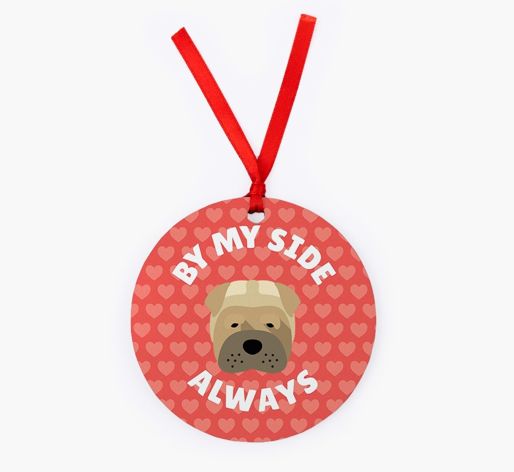 'By My Side Always' - {breedFullName} Christmas Decoration