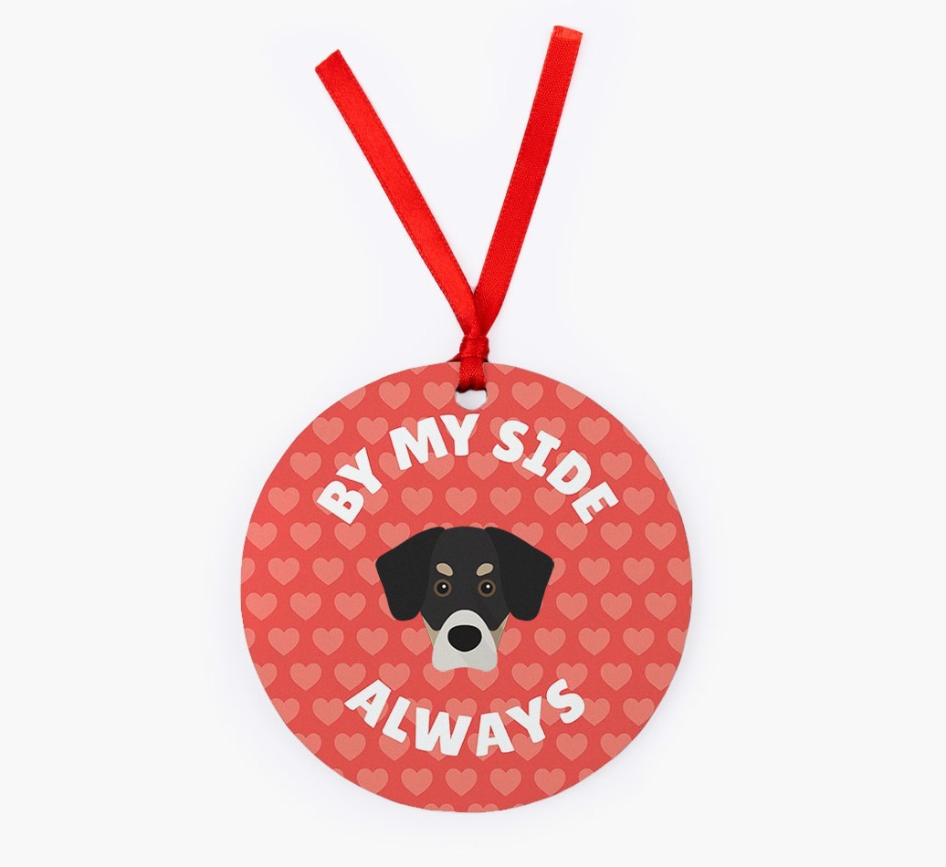 'By My Side Always' - Personalized {breedFullName} Christmas Decoration