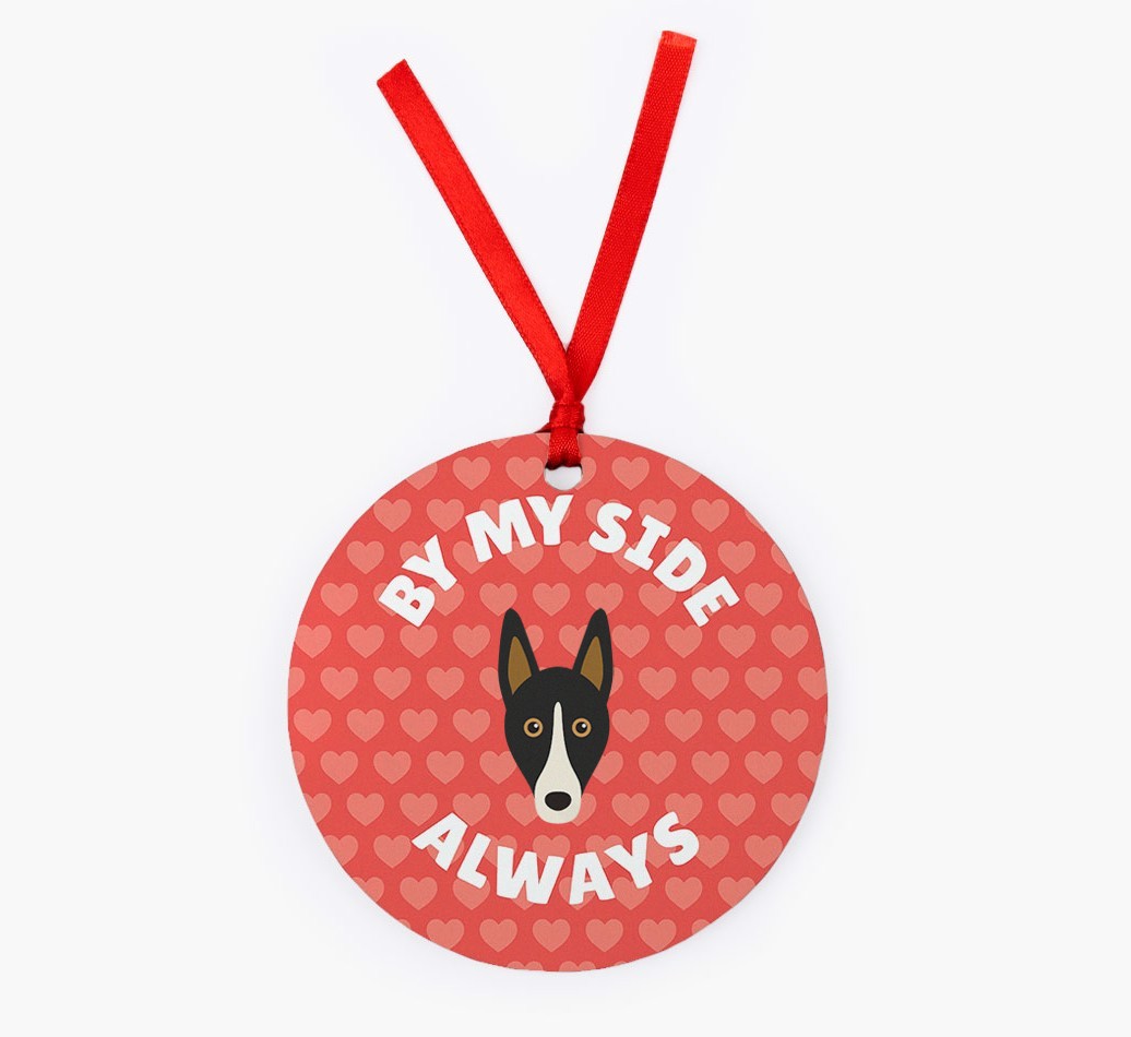 'By My Side Always' - Personalized {breedFullName} Christmas Decoration