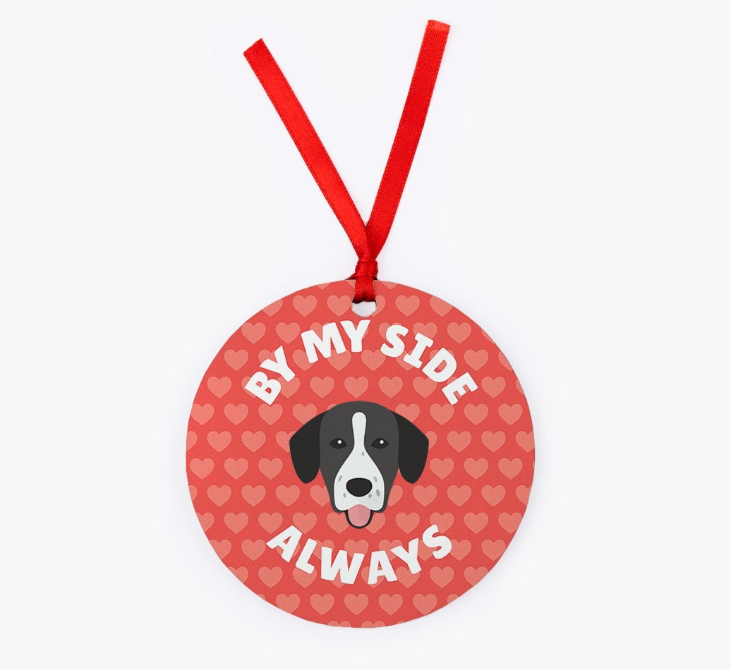 'By My Side Always' - Personalized {breedFullName} Christmas Decoration