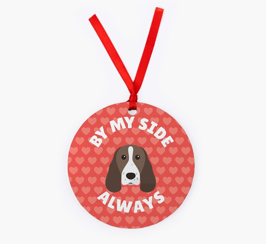 'By My Side Always' - {breedFullName} Christmas Decoration