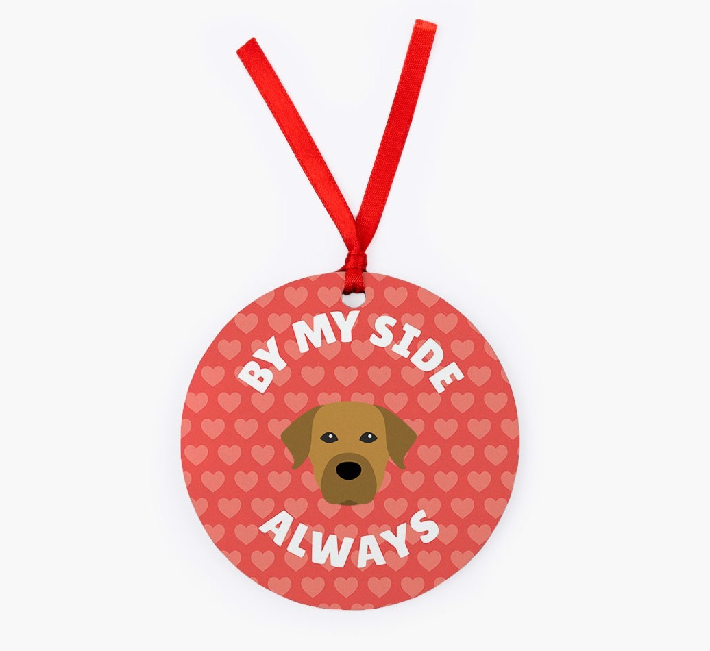 'By My Side Always' - Personalized {breedFullName} Christmas Decoration