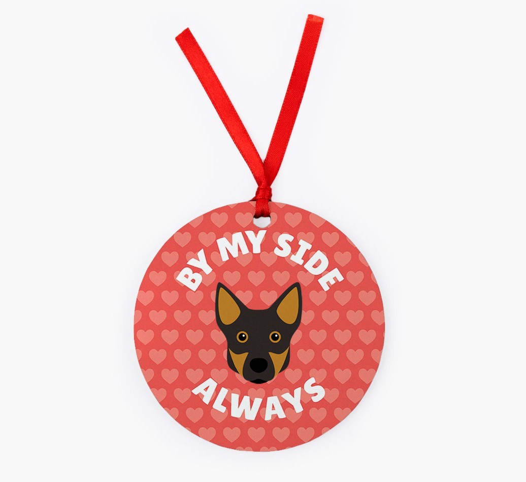 'By My Side Always' - Personalized {breedFullName} Christmas Decoration
