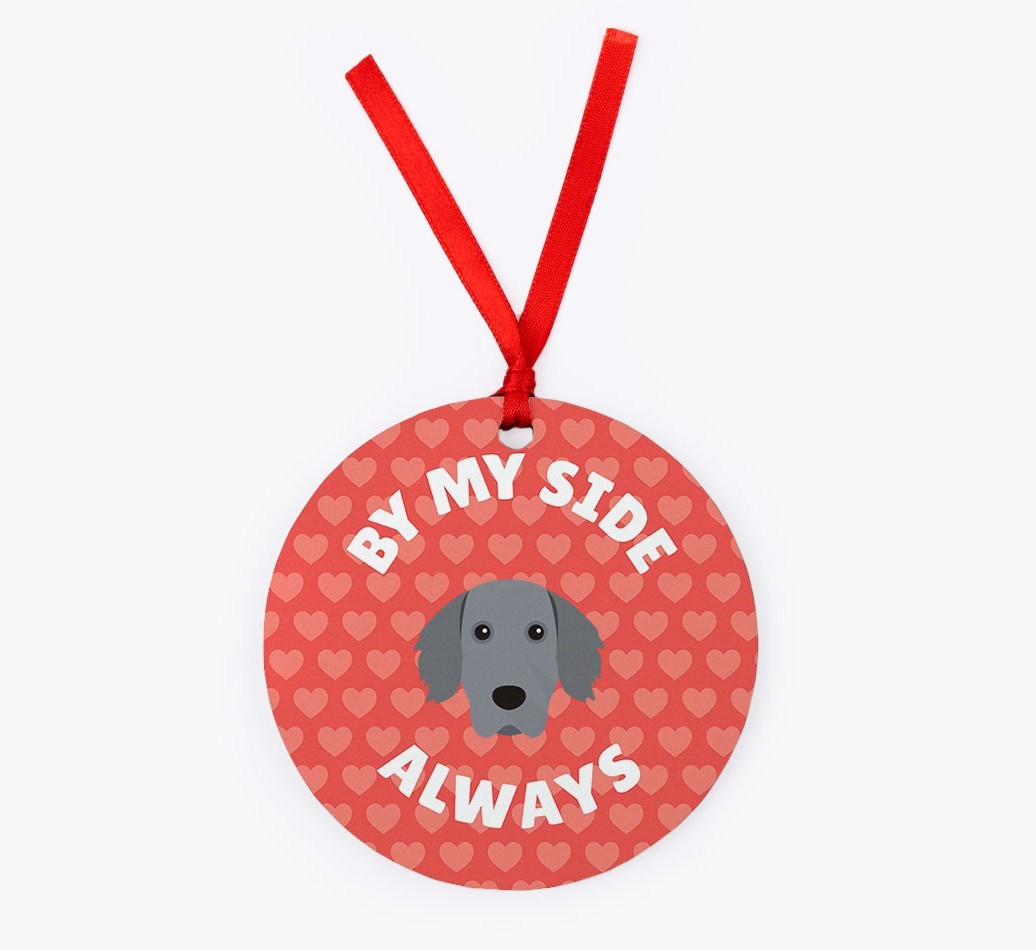 'By My Side Always' - Personalized {breedFullName} Christmas Decoration