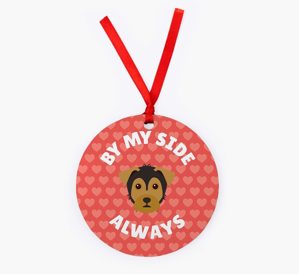 'By My Side Always' - Personalized {breedFullName} Christmas Decoration