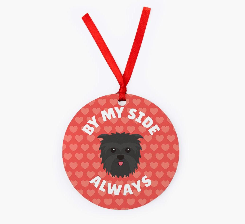 'By My Side Always' - Personalized {breedFullName} Christmas Decoration