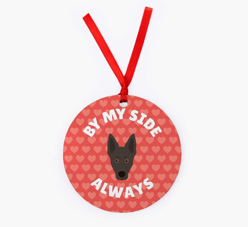 'By My Side Always' - Personalized {breedFullName} Christmas Decoration