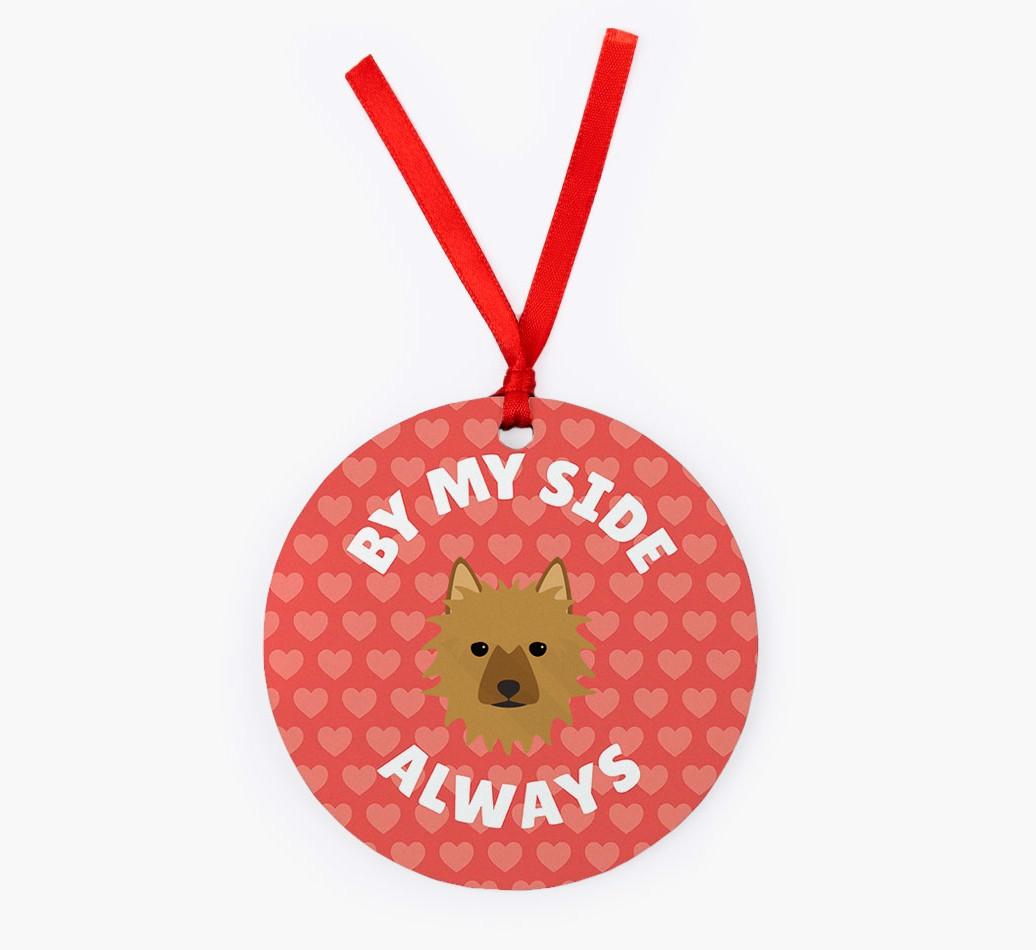'By My Side Always' - Personalized {breedFullName} Christmas Decoration