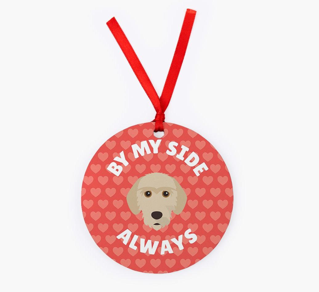 'By My Side Always' - Personalized {breedFullName} Christmas Decoration