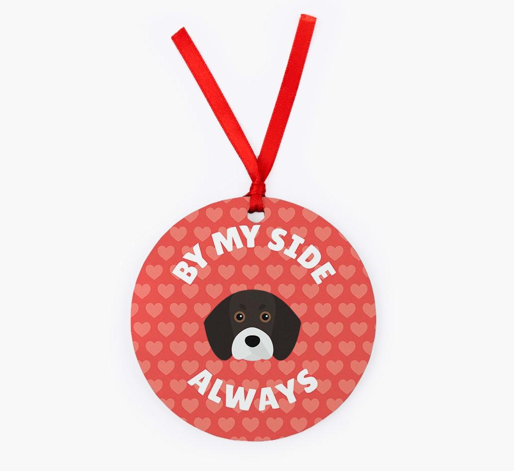 'By My Side Always' - Personalized {breedFullName} Christmas Decoration