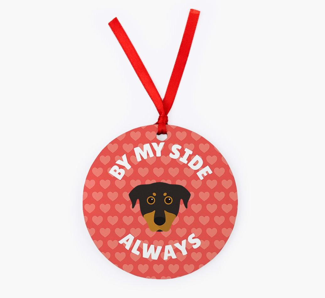 'By My Side Always' - Personalized {breedFullName} Christmas Decoration
