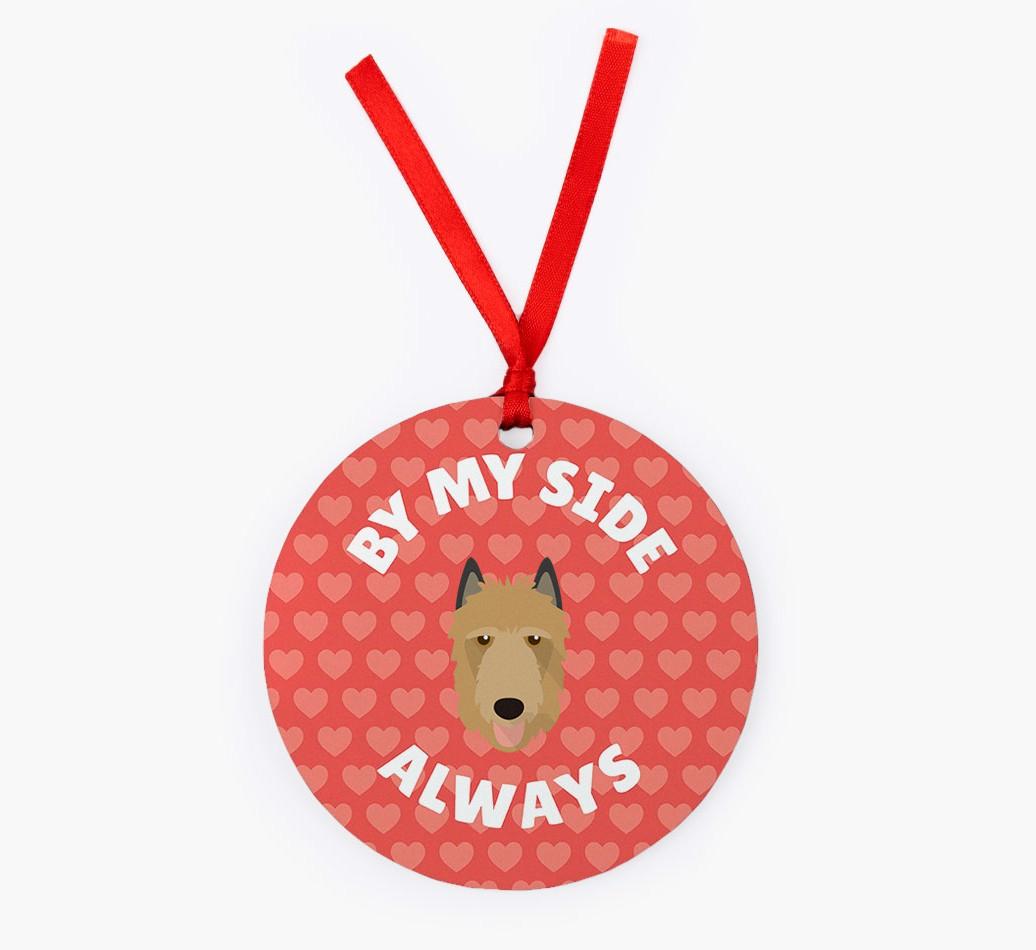 'By My Side Always' - Personalized {breedFullName} Christmas Decoration