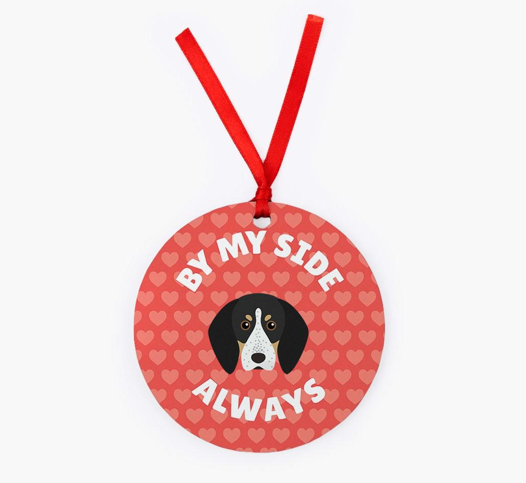 'By My Side Always' - Personalized {breedFullName} Christmas Decoration