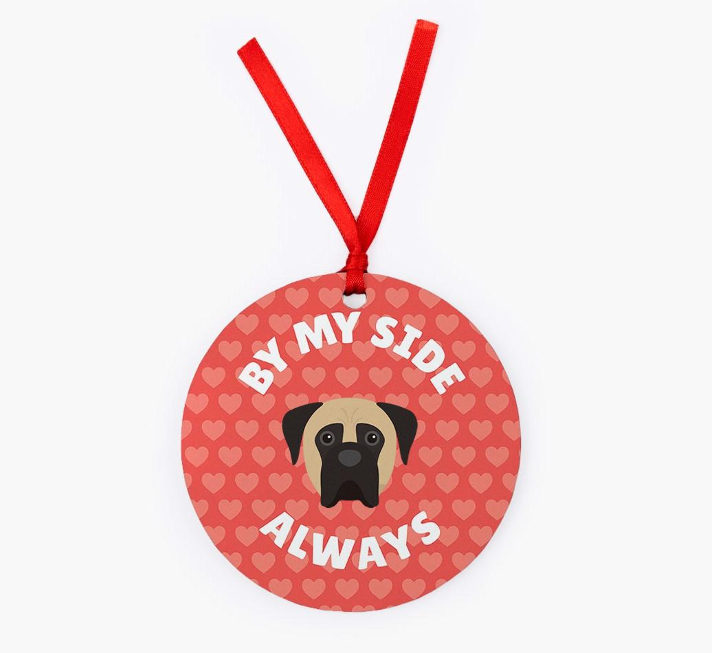 'By My Side Always' - Personalized {breedFullName} Christmas Decoration