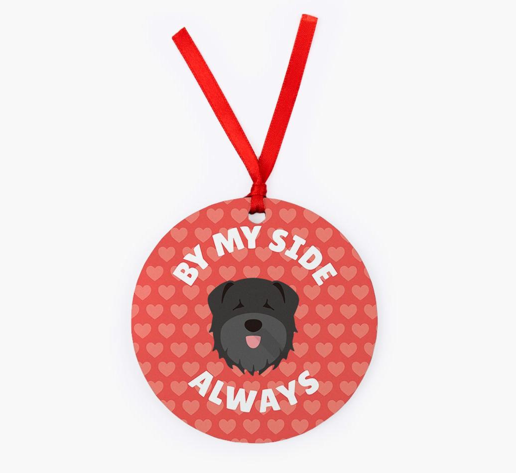 'By My Side Always' - Personalized {breedFullName} Christmas Decoration