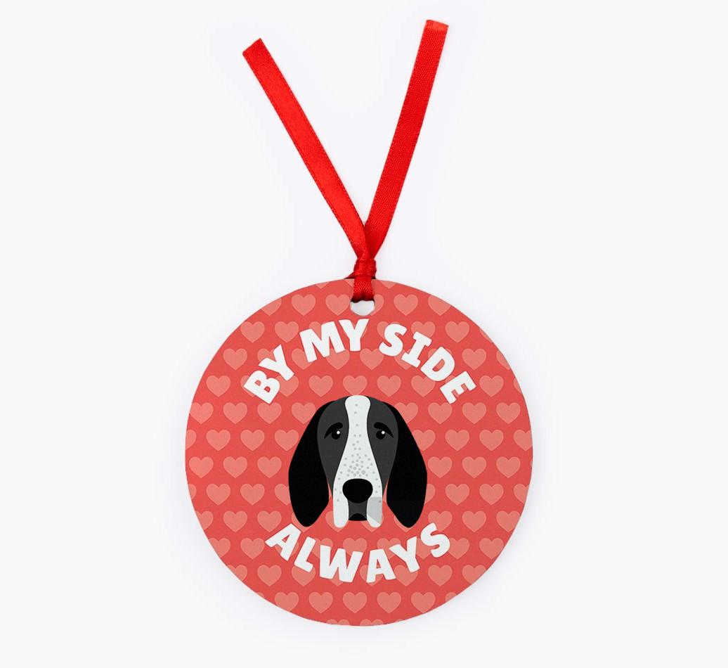 'By My Side Always' - Personalized {breedFullName} Christmas Decoration