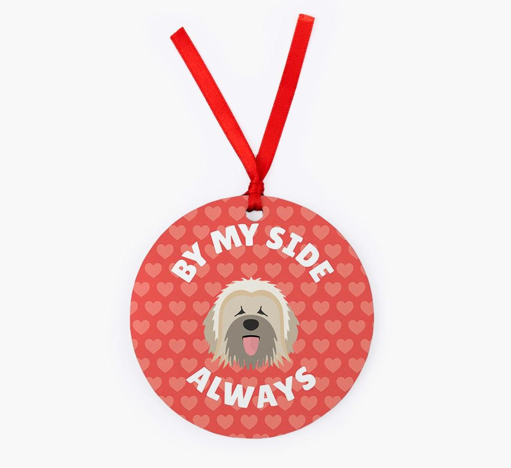 'By My Side Always' - Personalized {breedFullName} Christmas Decoration
