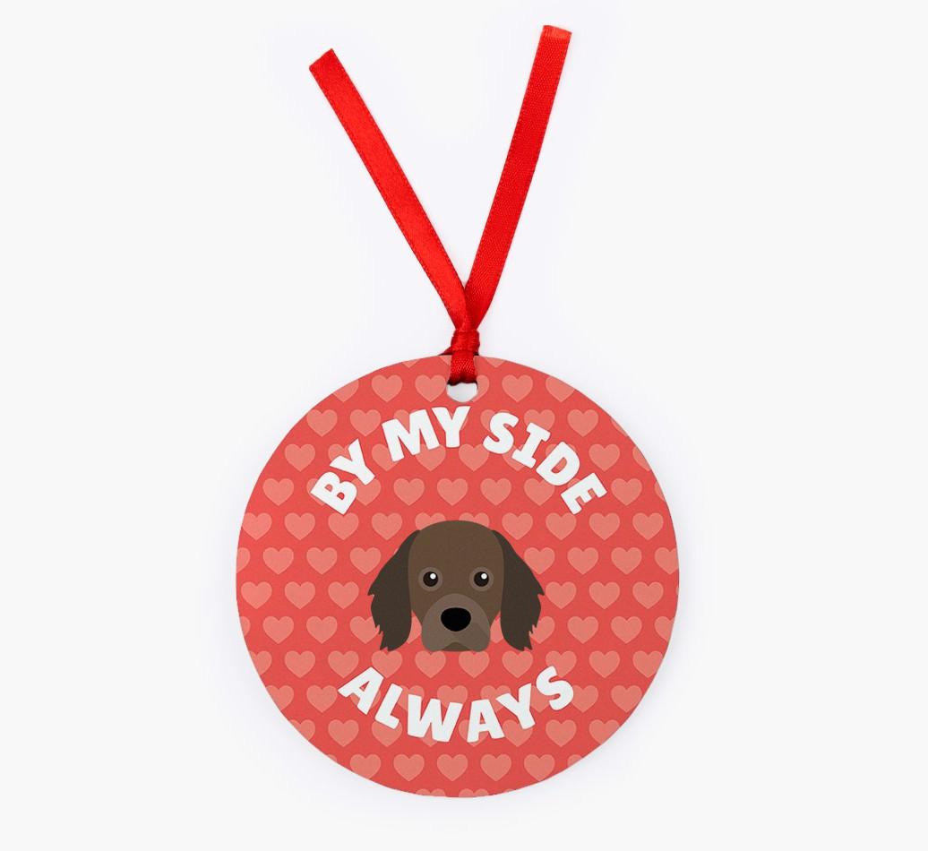 'By My Side Always' - Personalized {breedFullName} Christmas Decoration