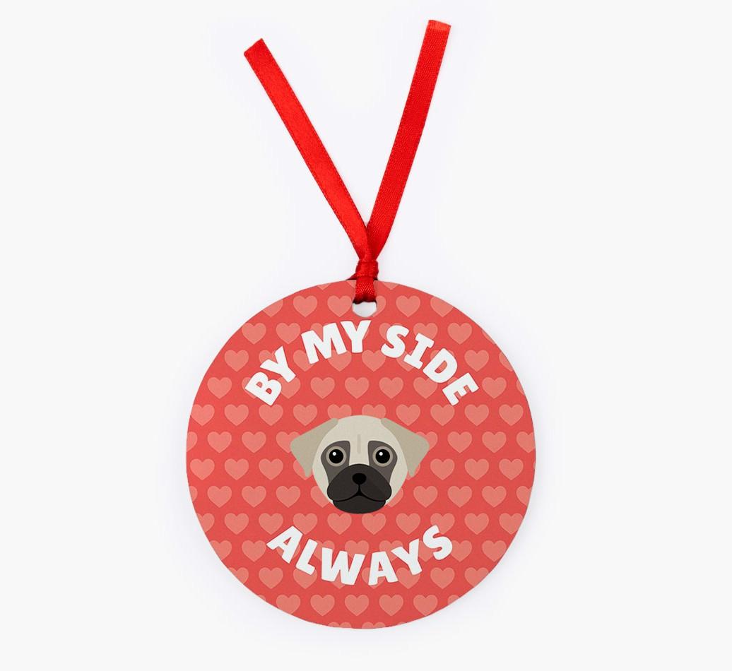 'By My Side Always' - Personalized {breedFullName} Christmas Decoration