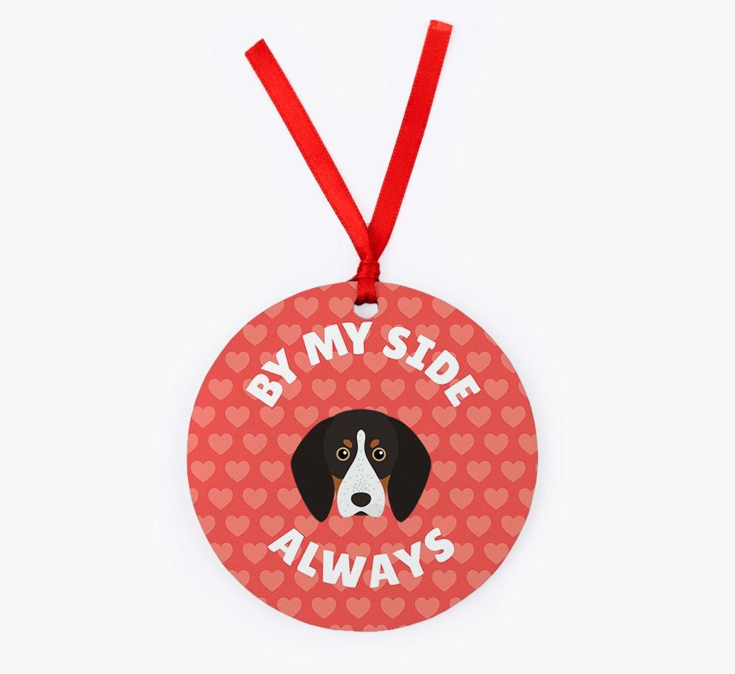 'By My Side Always' - Personalized {breedFullName} Christmas Decoration