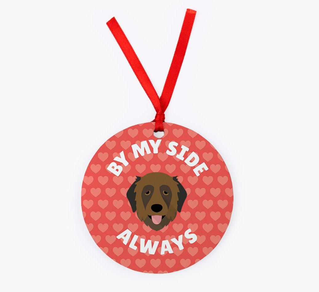 'By My Side Always' - Personalized {breedFullName} Christmas Decoration