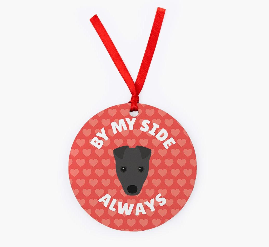 'By My Side Always' - Personalized {breedFullName} Christmas Decoration