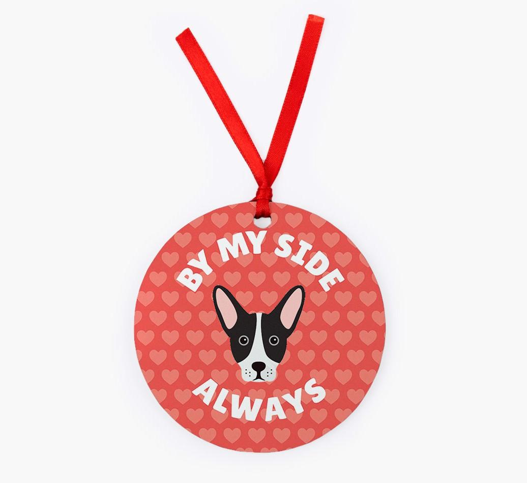 'By My Side Always' - Personalized {breedFullName} Christmas Decoration